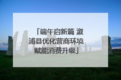 端午启新篇 溆浦县优化营商环境赋能消费升级