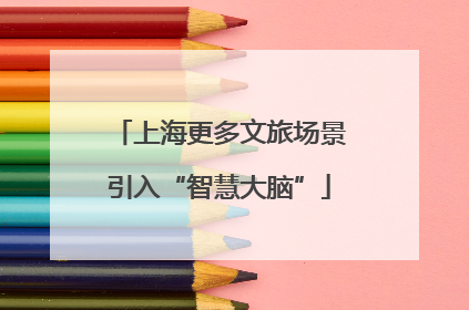 上海更多文旅场景引入“智慧大脑”