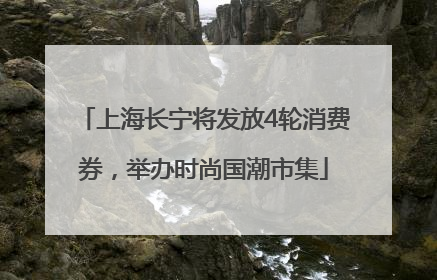 上海长宁将发放4轮消费券，举办时尚国潮市集