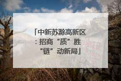 中新苏滁高新区：招商“质”胜 “链”动新局