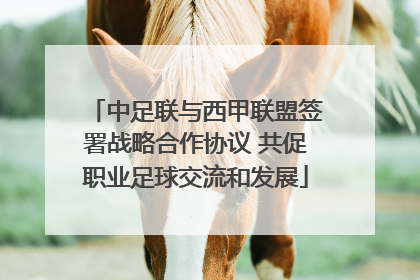 中足联与西甲联盟签署战略合作协议 共促职业足球交流和发展
