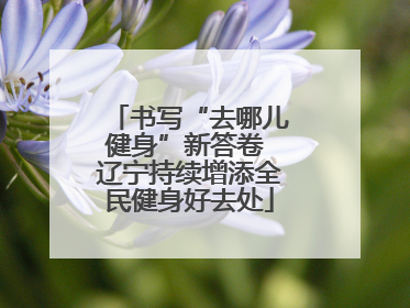书写“去哪儿健身”新答卷 辽宁持续增添全民健身好去处