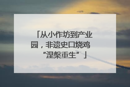 从小作坊到产业园，非遗史口烧鸡“涅槃重生”