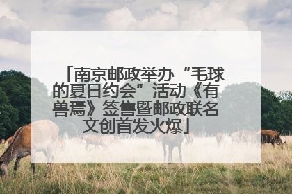 南京邮政举办“毛球的夏日约会”活动《有兽焉》签售暨邮政联名文创首发火爆