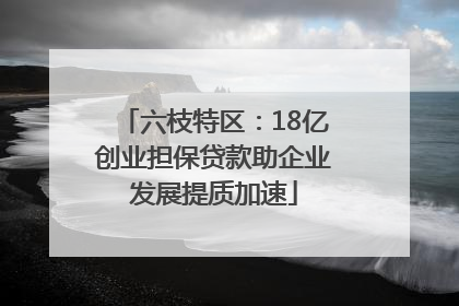 六枝特区：18亿创业担保贷款助企业发展提质加速