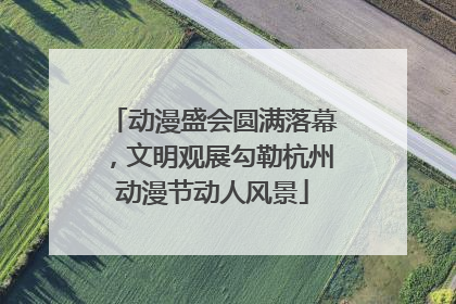 动漫盛会圆满落幕，文明观展勾勒杭州动漫节动人风景