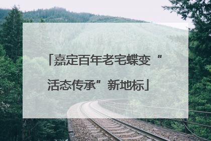 嘉定百年老宅蝶变“活态传承”新地标