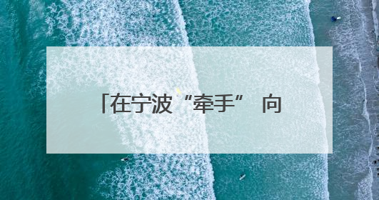 在宁波“牵手” 向中国大市场“进军”