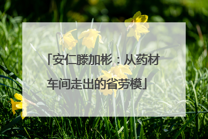 安仁滕加彬：从药材车间走出的省劳模