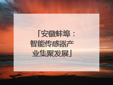 安徽蚌埠：智能传感器产业集聚发展