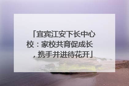 宜宾江安下长中心校：家校共育促成长，携手并进待花开