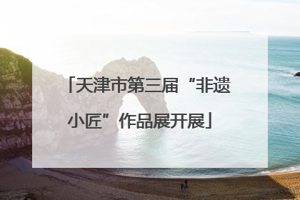天津市第三届“非遗小匠”作品展开展