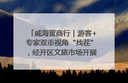 威海营商行｜游客+专家双重视角“找茬”，经开区文旅市场开展暑期前“体检”