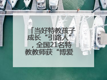 当好特教孩子成长“引路人”，全国21名特教教师获“博爱塑魂奖”表彰