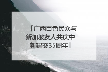 广西百色民众与新加坡友人共庆中新建交35周年