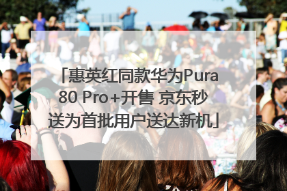 惠英红同款华为Pura 80 Pro+开售 京东秒送为首批用户送达新机