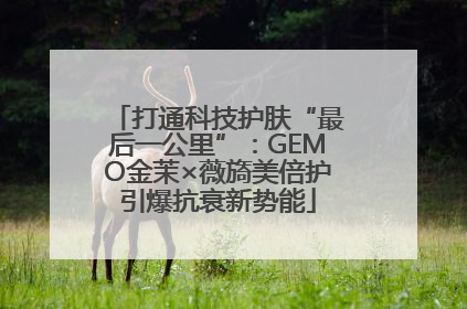 打通科技护肤“最后一公里”：GEMO金茉×薇旖美倍护引爆抗衰新势能