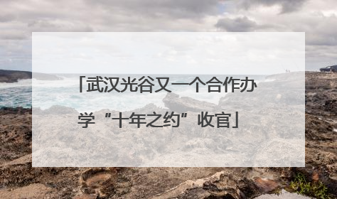 武汉光谷又一个合作办学“十年之约”收官