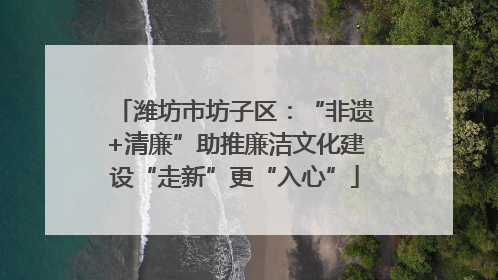 潍坊市坊子区：“非遗+清廉”助推廉洁文化建设“走新”更“入心”