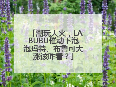 潮玩大火，LABUBU催动下泡泡玛特、布鲁可大涨该咋看？