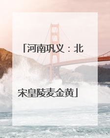 河南巩义：北宋皇陵麦金黄