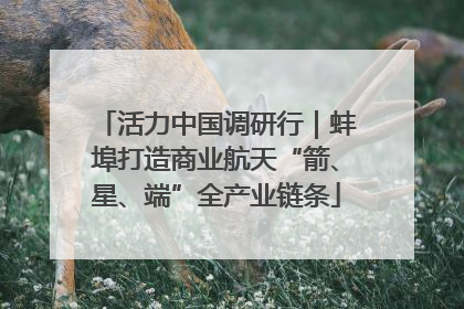 活力中国调研行｜蚌埠打造商业航天“箭、星、端”全产业链条