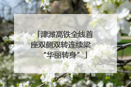 津潍高铁全线首座双侧双转连续梁“华丽转身”