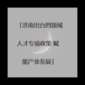 济南出台四领域人才专项政策 赋能产业发展