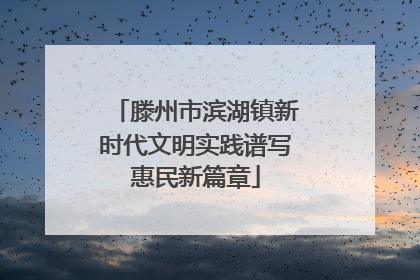 滕州市滨湖镇新时代文明实践谱写惠民新篇章