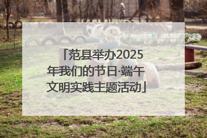 范县举办2025年我们的节日·端午文明实践主题活动