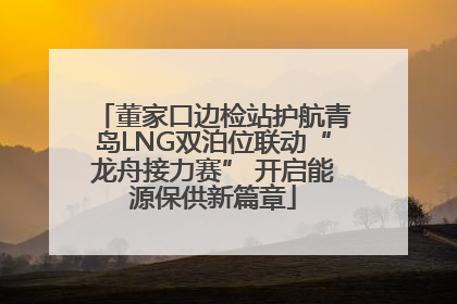董家口边检站护航青岛LNG双泊位联动“龙舟接力赛” 开启能源保供新篇章