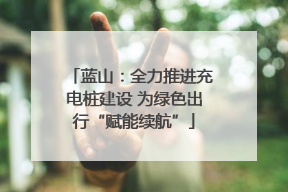 蓝山：全力推进充电桩建设 为绿色出行“赋能续航”