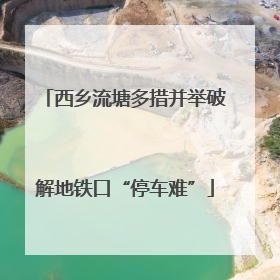 西乡流塘多措并举破解地铁口“停车难”