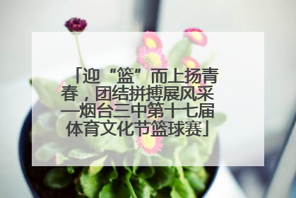 迎“篮”而上扬青春，团结拼搏展风采—烟台三中第十七届体育文化节篮球赛