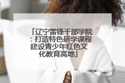 辽宁雷锋干部学院：打造特色研学课程 建设青少年红色文化教育高地