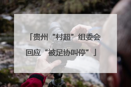 贵州“村超”组委会回应“被足协叫停”