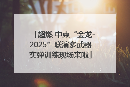 超燃 中柬“金龙-2025”联演多武器实弹训练现场来啦