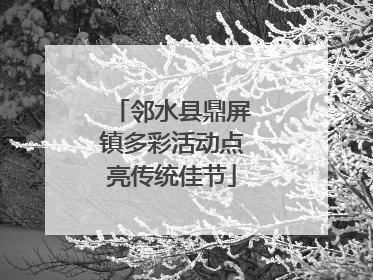 邻水县鼎屏镇多彩活动点亮传统佳节
