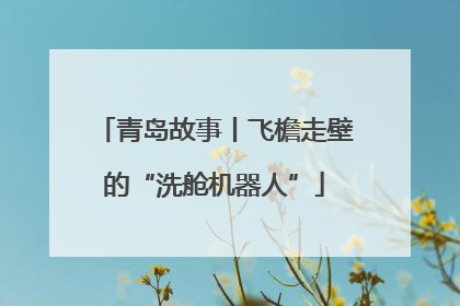 青岛故事丨飞檐走壁的“洗舱机器人”
