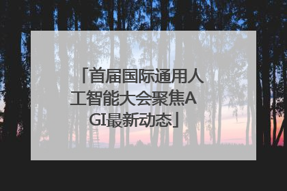 首届国际通用人工智能大会聚焦AGI最新动态