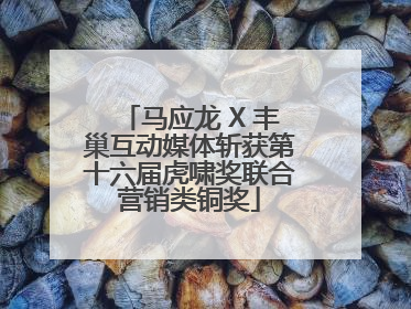 马应龙 X 丰巢互动媒体斩获第十六届虎啸奖联合营销类铜奖