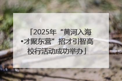 2025年“黄河入海•才聚东营”招才引智高校行活动成功举办
