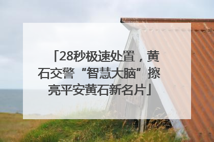 28秒极速处置，黄石交警“智慧大脑”擦亮平安黄石新名片