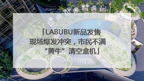LABUBU新品发售现场爆发冲突，市民不满“黄牛”清空盒机